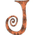 Whimsical Letter J