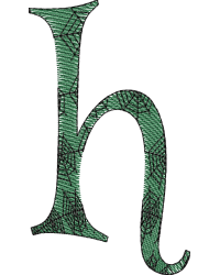 Whimsical Lowercase h