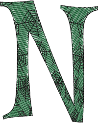 Whimsical Letter N