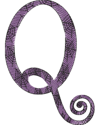 Whimsical Letter Q