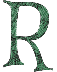 Whimsical Letter R