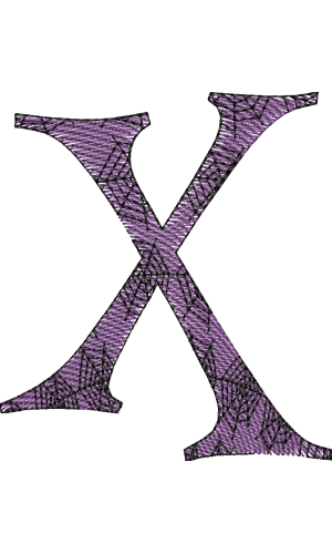 Whimsical Letter X
