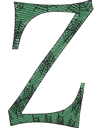 Whimsical Letter Z