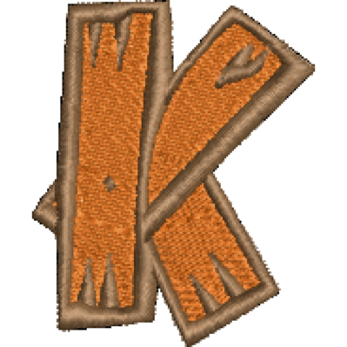 Wooden K