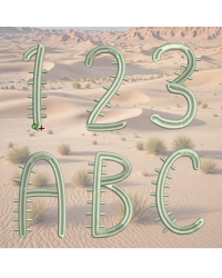 Cactus Font Set Cactus Font Set