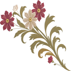 Sacred Heart Garland Corner Bloom Spray