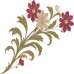 Sacred Heart Garland Corner Bloom Spray