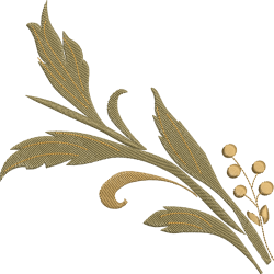 Sacred Heart Garland Leaf Sprig