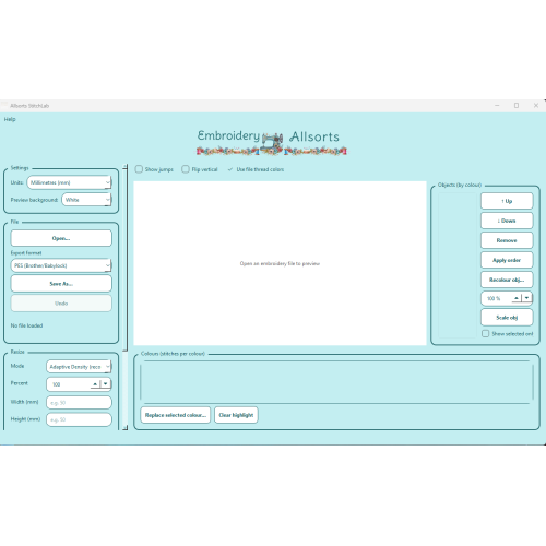 Embroidery Allsorts StitchLab – Windows Edition Embroidery Allsorts StitchLab – Windows Edition