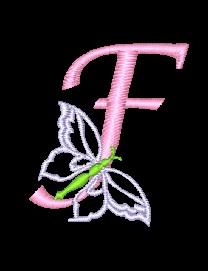butterfly alphabet f