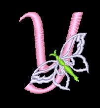 butterfly alphabet y